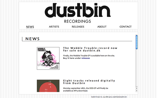 Dustbin website